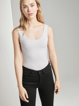 Top mit Spitzen-Details - Frauen - Off White Top mit Spitzen-Details - Frauen - Off White - 5 - TOM TAILOR Denim