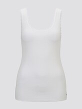 Top mit Spitzen-Details - Frauen - Off White Top mit Spitzen-Details - Frauen - Off White - 7 - TOM TAILOR Denim