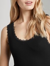 Top mit Spitzen-Details - Frauen - Deep Black Top mit Spitzen-Details - Frauen - Deep Black - 9 - TOM TAILOR Denim
