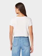Gestreiftes T-Shirt - Frauen - off white rose stripe Gestreiftes T-Shirt - Frauen - off white rose stripe - 2 - TOM TAILOR Denim
