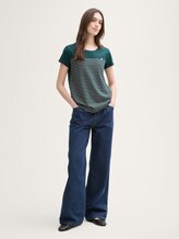 Gestreiftes T-Shirt - Frauen - green rose stripe Gestreiftes T-Shirt - Frauen - green rose stripe - 3 - TOM TAILOR Denim