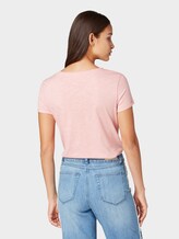 Gestreiftes T-Shirt - Frauen - rose white stripe Gestreiftes T-Shirt - Frauen - rose white stripe - 2 - TOM TAILOR Denim
