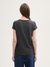 Gestreiftes T-Shirt - Frauen - dark grey rose stripe Gestreiftes T-Shirt - Frauen - dark grey rose stripe - 2 - TOM TAILOR Denim