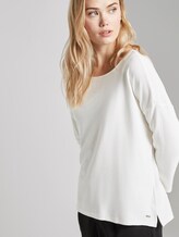 Langarmshirt mit Schleife am Rücken - Frauen - Off White Langarmshirt mit Schleife am Rücken - Frauen - Off White - 5 - TOM TAILOR Denim