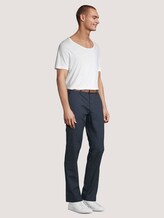 Strukturierte Chino Hose mit Gürtel - Männer - navy grindel mix Strukturierte Chino Hose mit Gürtel - Männer - navy grindel mix - 3 - TOM TAILOR Denim