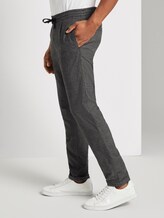 Jogginghose Cropped mit Musterung - Männer - grey small check Jogginghose Cropped mit Musterung - Männer - grey small check - 11 - TOM TAILOR Denim