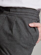 Jogginghose Cropped mit Musterung - Männer - grey grindle houndstooth Jogginghose Cropped mit Musterung - Männer - grey grindle houndstooth - 9 - TOM TAILOR Denim