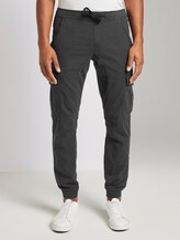 Chino Jogginghose - Männer - grey dot dobby yarndye Chino Jogginghose - Männer - grey dot dobby yarndye - 1 - TOM TAILOR Denim