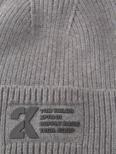 Beanie mit Print - Männer - Knit Grey Melange Beanie mit Print - Männer - Knit Grey Melange - 9 - TOM TAILOR