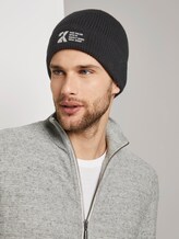 Beanie mit Print - Männer - Black Beanie mit Print - Männer - Black - 5 - TOM TAILOR