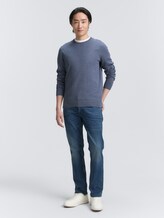 Schlichter Strickpullover - Männer - vintage indigo blue melange Schlichter Strickpullover - Männer - vintage indigo blue melange - 3 - TOM TAILOR