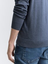 Schlichter Strickpullover - Männer - vintage indigo blue melange Schlichter Strickpullover - Männer - vintage indigo blue melange - 9 - TOM TAILOR