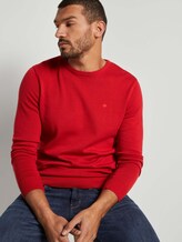 Schlichter Strickpullover - Männer - blood-orange Schlichter Strickpullover - Männer - blood-orange - 5 - TOM TAILOR