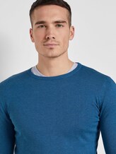Schlichter Strickpullover - Männer - royal blue melange Schlichter Strickpullover - Männer - royal blue melange - 10 - TOM TAILOR