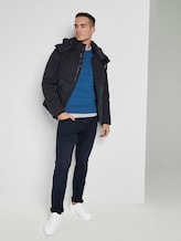 Schlichter Strickpullover - Männer - royal blue melange Schlichter Strickpullover - Männer - royal blue melange - 3 - TOM TAILOR