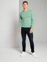 Schlichter Strickpullover - Männer - soft jade melange Schlichter Strickpullover - Männer - soft jade melange - 3 - TOM TAILOR