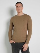 Schlichter Strickpullover - Männer - active tabacco melange Schlichter Strickpullover - Männer - active tabacco melange - 1 - TOM TAILOR