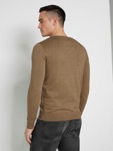 Schlichter Strickpullover - Männer - active tabacco melange Schlichter Strickpullover - Männer - active tabacco melange - 2 - TOM TAILOR
