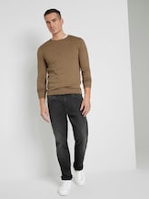 Schlichter Strickpullover - Männer - active tabacco melange Schlichter Strickpullover - Männer - active tabacco melange - 3 - TOM TAILOR