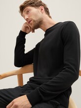 Schlichter Strickpullover - Männer - Black Schlichter Strickpullover - Männer - Black - 9 - TOM TAILOR