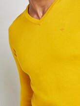 Basic Strickpullover - Männer - Californian-Yellow Basic Strickpullover - Männer - Californian-Yellow - 9 - TOM TAILOR