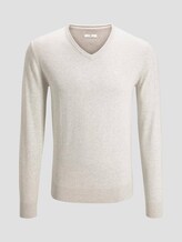 Basic Strickpullover - Männer - Light Medium Grey Melange Basic Strickpullover - Männer - Light Medium Grey Melange - 7 - TOM TAILOR