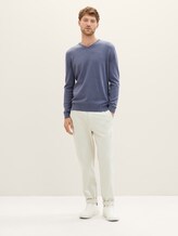 Basic Strickpullover - Männer - vintage indigo blue melange Basic Strickpullover - Männer - vintage indigo blue melange - 9 - TOM TAILOR