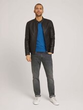 Basic Strickpullover - Männer - royal blue melange Basic Strickpullover - Männer - royal blue melange - 3 - TOM TAILOR