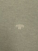 Basic Strickpullover - Männer - pale grey olive melange Basic Strickpullover - Männer - pale grey olive melange - 9 - TOM TAILOR