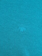 Basic Strickpullover - Männer - aqua sea blue melange Basic Strickpullover - Männer - aqua sea blue melange - 9 - TOM TAILOR