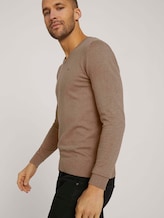 Basic Strickpullover - Männer - active tabacco melange Basic Strickpullover - Männer - active tabacco melange - 5 - TOM TAILOR
