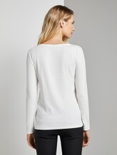 Basic Langarmshirt - Frauen - Whisper White Basic Langarmshirt - Frauen - Whisper White - 2 - TOM TAILOR