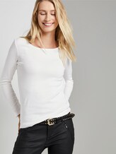 Basic Langarmshirt - Frauen - Whisper White Basic Langarmshirt - Frauen - Whisper White - 5 - TOM TAILOR