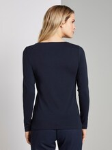 Basic Langarmshirt - Frauen - Sky Captain Blue Basic Langarmshirt - Frauen - Sky Captain Blue - 2 - TOM TAILOR