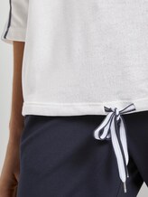 Shirt mit Tape-Detail - Frauen - Whisper White Shirt mit Tape-Detail - Frauen - Whisper White - 9 - TOM TAILOR