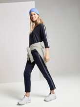 Shirt met tape detail - Vrouwen - Sky Captain Blue Shirt met tape detail - Vrouwen - Sky Captain Blue - 3 - TOM TAILOR