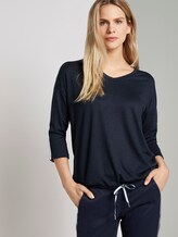 Shirt met tape detail - Vrouwen - Sky Captain Blue Shirt met tape detail - Vrouwen - Sky Captain Blue - 5 - TOM TAILOR
