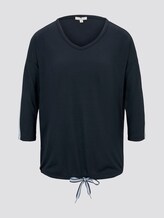 Shirt met tape detail - Vrouwen - Sky Captain Blue Shirt met tape detail - Vrouwen - Sky Captain Blue - 7 - TOM TAILOR