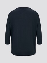 Shirt met tape detail - Vrouwen - Sky Captain Blue Shirt met tape detail - Vrouwen - Sky Captain Blue - 8 - TOM TAILOR