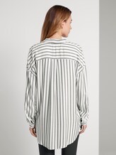 Bluse mit Tape-Detail - Frauen - offwhite grey stripe Bluse mit Tape-Detail - Frauen - offwhite grey stripe - 2 - TOM TAILOR