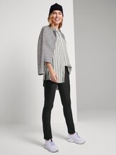 Bluse mit Tape-Detail - Frauen - offwhite grey stripe Bluse mit Tape-Detail - Frauen - offwhite grey stripe - 3 - TOM TAILOR