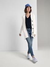 Pullover mit V-Ausschnitt - Frauen - Sky Captain Blue Pullover mit V-Ausschnitt - Frauen - Sky Captain Blue - 3 - TOM TAILOR