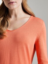 Jumper with V-neckline - Women - Fusion Coral Jumper with V-neckline - Women - Fusion Coral - 9 - TOM TAILOR