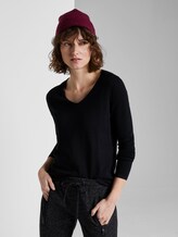 Pullover mit V-Ausschnitt - Frauen - Deep Black Pullover mit V-Ausschnitt - Frauen - Deep Black - 5 - TOM TAILOR