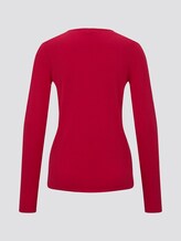 Pullover mit V-Ausschnitt - Frauen - dawn pink Pullover mit V-Ausschnitt - Frauen - dawn pink - 8 - TOM TAILOR