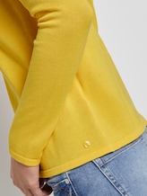 Pullover mit V-Ausschnitt - Frauen - jasmine yellow Pullover mit V-Ausschnitt - Frauen - jasmine yellow - 10 - TOM TAILOR