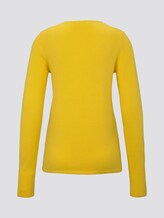 Pullover mit V-Ausschnitt - Frauen - jasmine yellow Pullover mit V-Ausschnitt - Frauen - jasmine yellow - 8 - TOM TAILOR