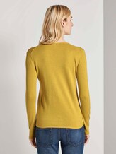 Jumper with V-neckline - Women - california sand melange Jumper with V-neckline - Women - california sand melange - 2 - TOM TAILOR