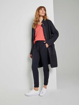Jumper with V-neckline - Women - strong peach melange Jumper with V-neckline - Women - strong peach melange - 3 - TOM TAILOR
