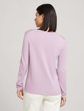 Pullover mit V-Ausschnitt - Frauen - iris flower Pullover mit V-Ausschnitt - Frauen - iris flower - 2 - TOM TAILOR
